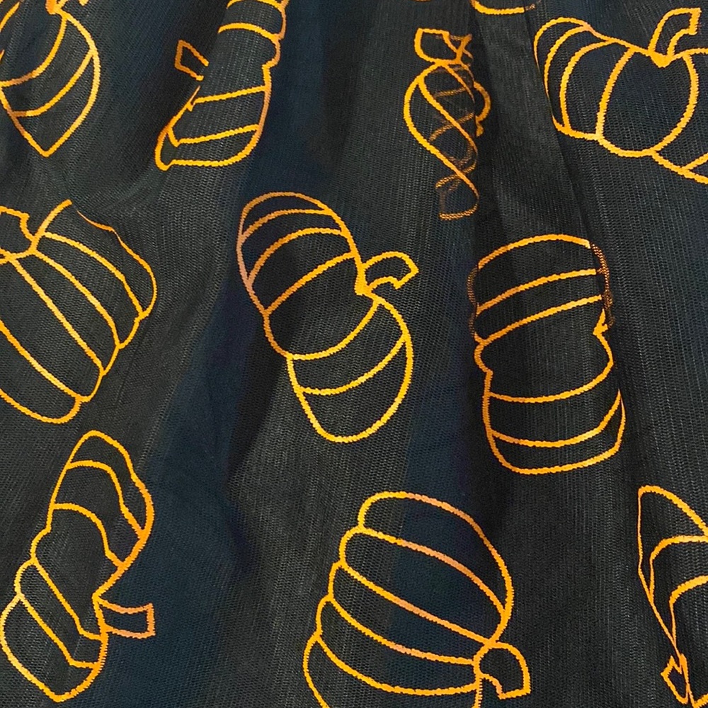 Girls pumpkin skirt